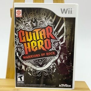 Wii Guitar Hero: Warriors of Rock CIB - Tested & Working